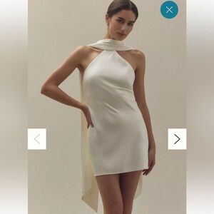 Significant Other Lucile Halter Sash Mini Dress